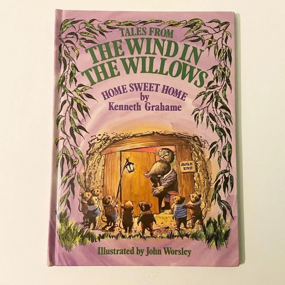 Vintage 1983 Tales From The Wind In  The Willow Home Sweet Home Kenneth Grahame